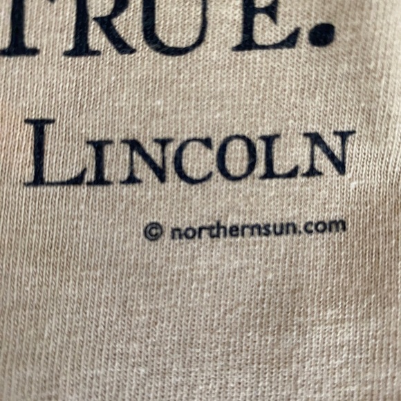 Lincoln Funny T Shirt Unisex "Not Everything You Read Online Is True" Sz… - Picture 4 of 9